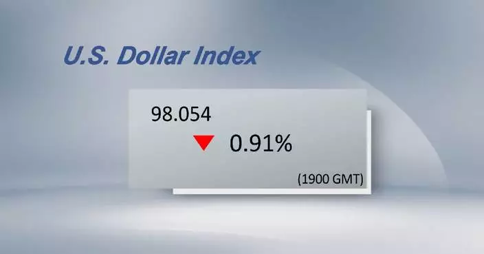 U.S. dollar ticks down