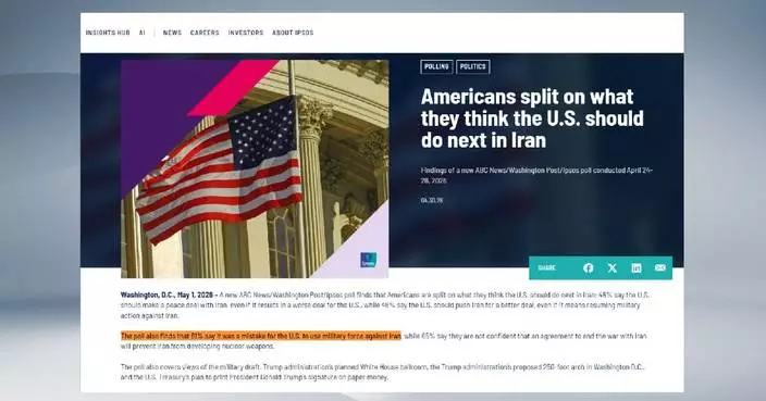 61 pct of Americans deem U.S. war against Iran as mistake: poll