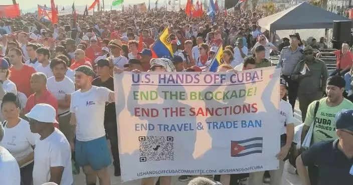 500,000 people rally in Havana to support Cuban socialism, protest US sanctions