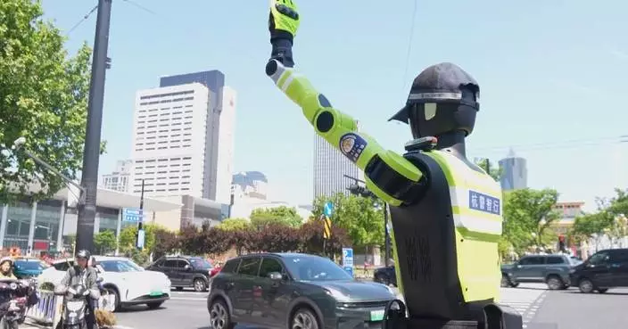Hangzhou City deploys China’s first traffic robot squadron for May Day holiday