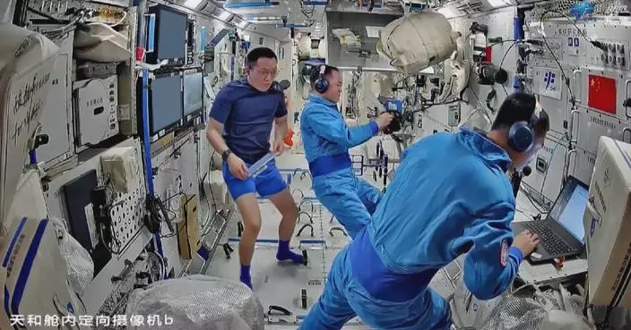 China’s Shenzhou-21 crew conducts in-orbit experiments after more than six months into mission