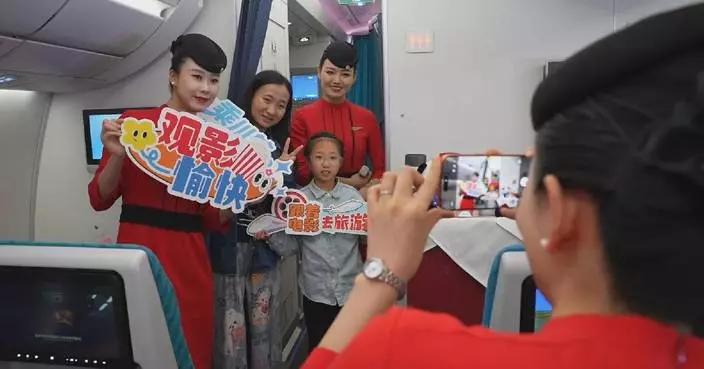 CMG, Sichuan Airlines launch movie-themed flight for May Day holiday