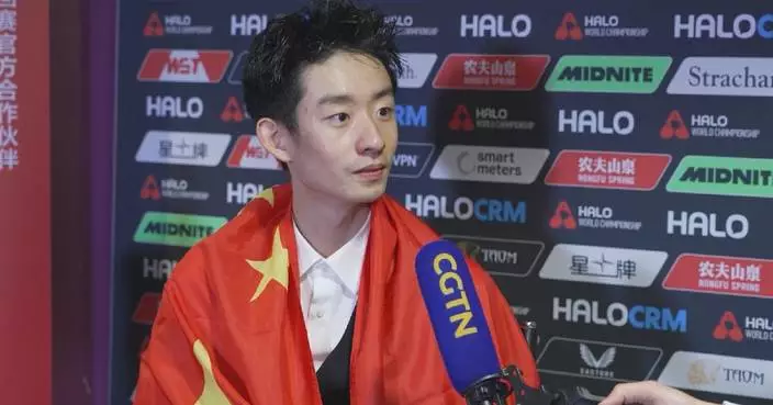 China’s Wu Yize jubilant after winning World Snooker Championship