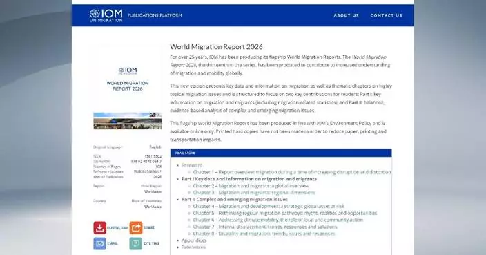 Global displacement worsens due to conflicts: IOM report