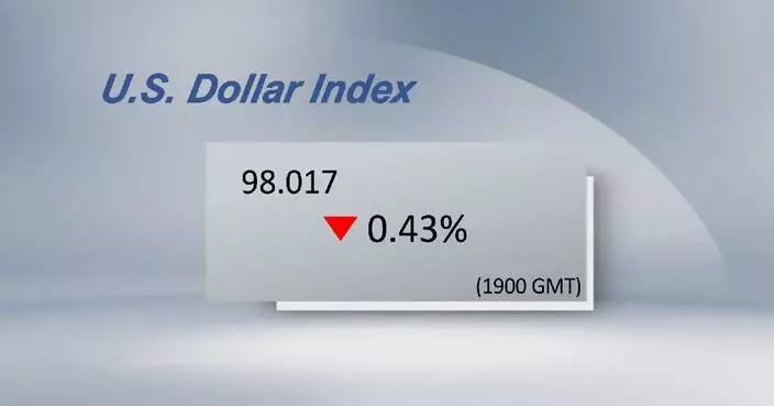 U.S. dollar ticks down
