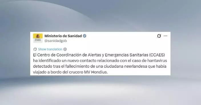 Spain identifies second suspected hantavirus case linked to cruise ship outbreak
