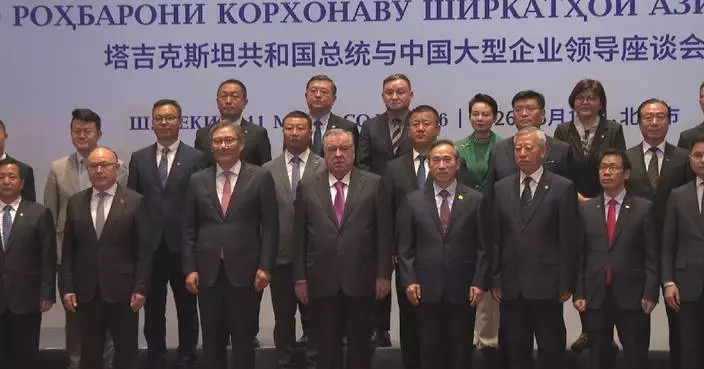 Tajikistan’s president meets Chinese business leaders seeking further cooperation