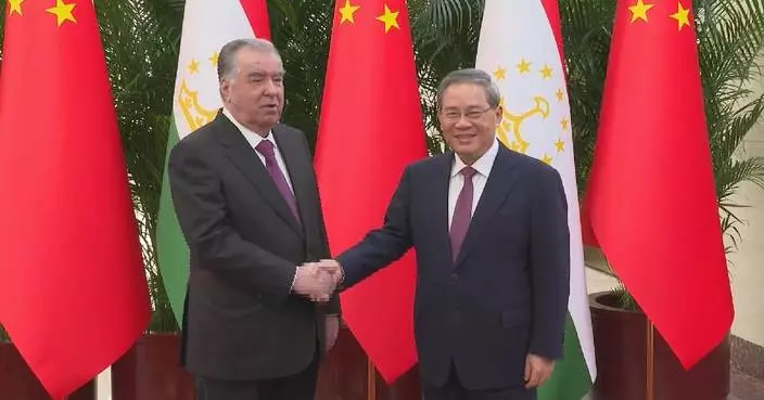 Chinese premier meets Tajik president on bilateral relations