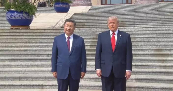 Xi holds welcome ceremony for Trump