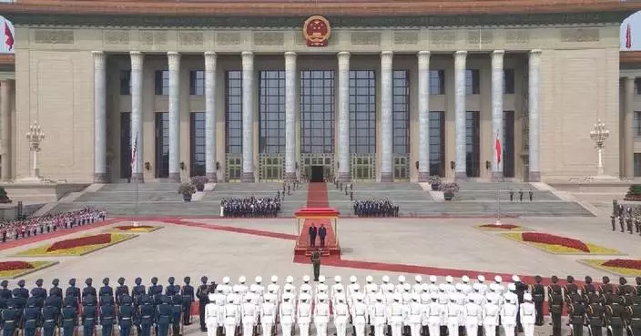 Xi holds welcome ceremony for US President Trump