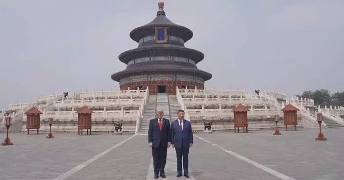 Xi, Trump visit Temple of Heaven