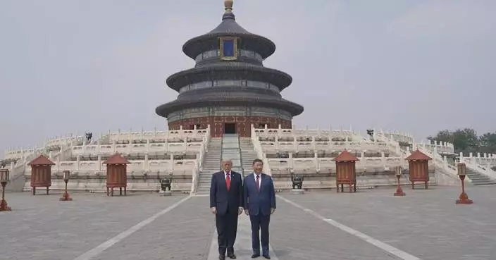 Xi, Trump visit Temple of Heaven