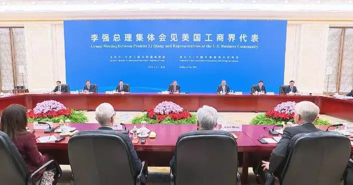 Chinese premier meets representatives of US business community