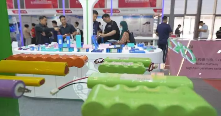 Chinese firms bring fresh spark to int'l battery fair in Shenzhen
