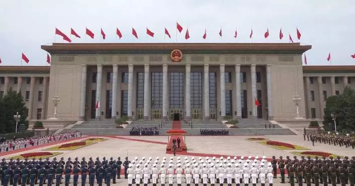 Xi holds welcome ceremony for Putin