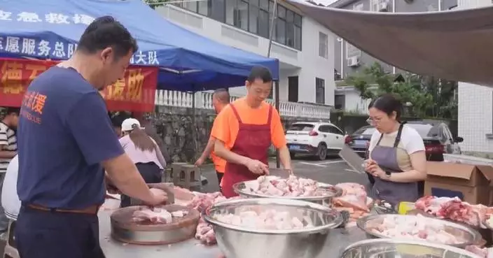 Emergency rescue, relief work underway after heavy rain lashes rural Hunan county