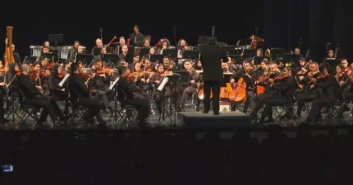 Tehran orchestra holds first wartime concert to show unity, hope for peace