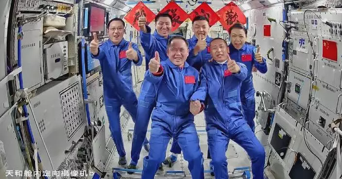 Shenzhou-23 astronauts enter Tiangong space station, meet Shenzhou-21 crew