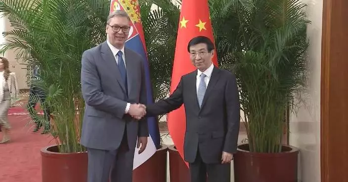 China’s top political advisor meets Serbian president