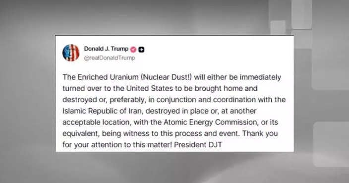 Trump outlines different options for destroying Iran’s enriched uranium