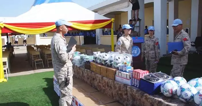 Chinese peacekeepers support education, cultural exchanges in South Sudan