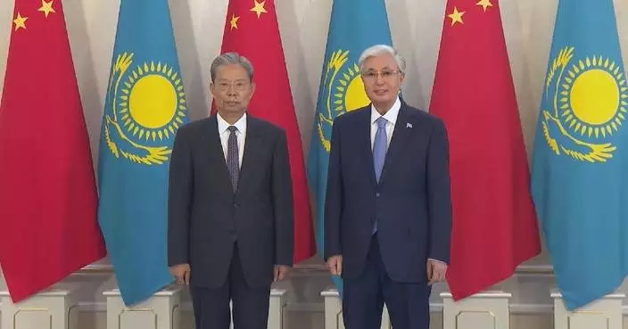 Chinese top legislator stresses high-quality Belt and Road cooperation with Kazakhstan