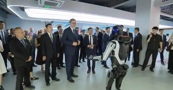 Serbian President lauds China’s robust development in robotics