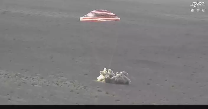 Shenzhou-21 crew return to Earth after successful seven-month mission in space