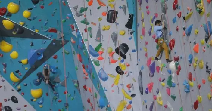Rock climbing gains mainstream grip in Shanghai