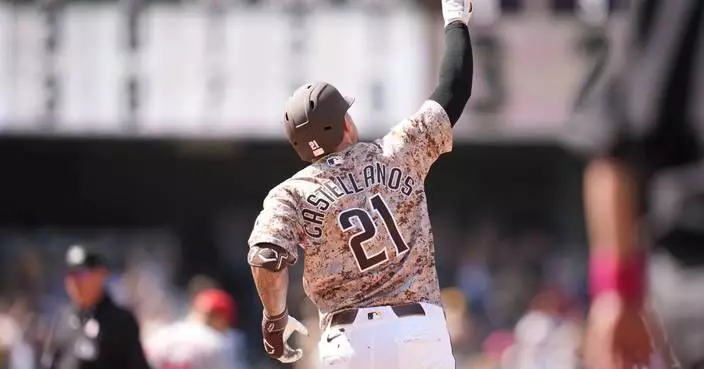 Castellanos hits tying homer in 9th and Machado delivers in 10th as Padres rally past Cardinals 3-2