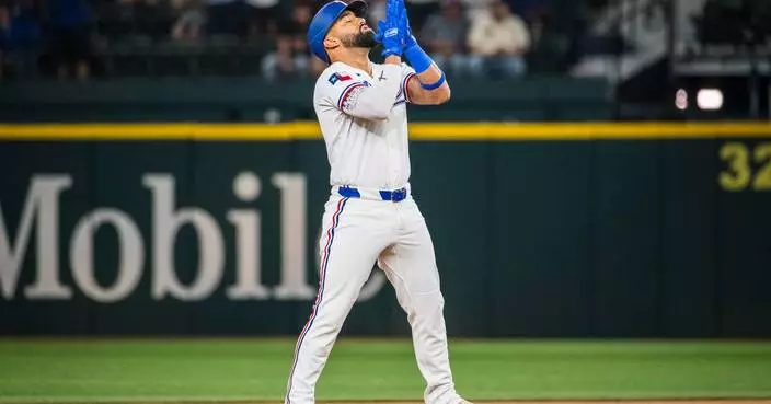 Joc Pederson caps 8-run 1st for Rangers a night after Astros had a no-hitter against Texas