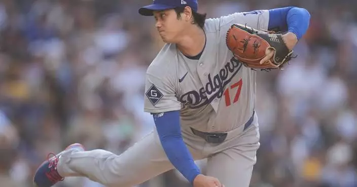 Shohei Ohtani homers on first pitch, then throws 5 sharp innings in Dodgers’ 4-0 win over Padres