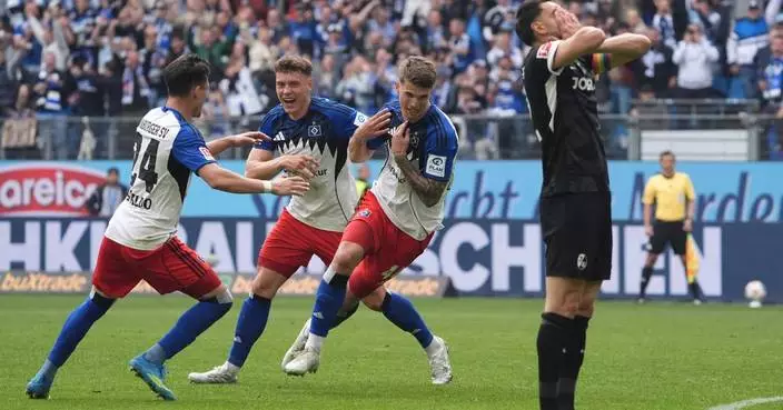 Europa League finalist Freiburg loses at Hamburg in Bundesliga