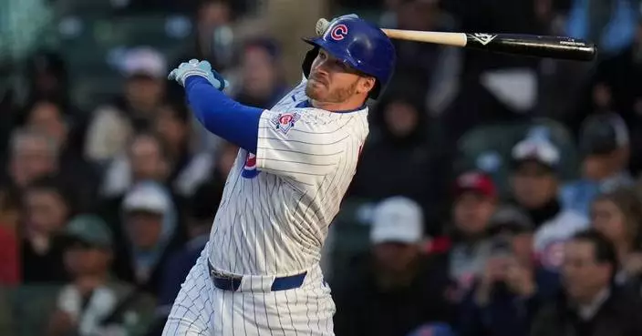 Busch and Crow-Armstrong help the Cubs beat the Reds 7-6 for their 8th straight win