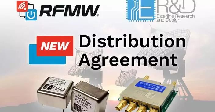 RFMW Signs Global Distribution Agreement with Esterline R&amp;D for Frequency Control and Test Solutions