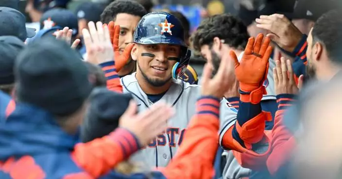 Paredes’ 2-run homer in the 1st inning powers Astros to a 2-1 win over the Twins