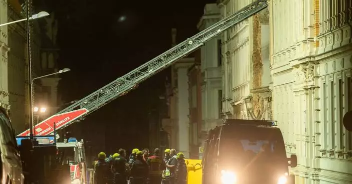 Rescuers search for 3 missing after German building collapse possibly caused by gas explosion
