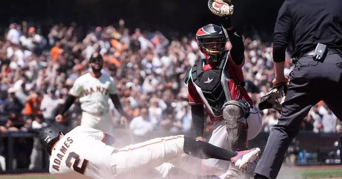 Diamondbacks beat Giants 3-2 for series sweep, 10th win in 11 games
