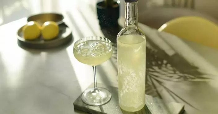 Limoncello, coconut oil and tequila combine for a margarita with tropical notes