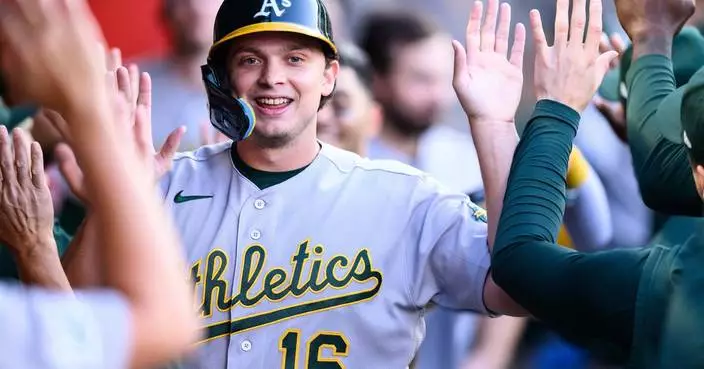 Athletics’ Nick Kurtz goes 0 for 4 as 48-game on-base streak ends, ties Mark McGwire for team mark