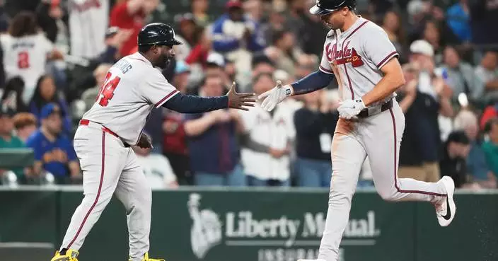 Matt Olson hits go-ahead homer in the ninth for Braves to outlast Mariners 3-2