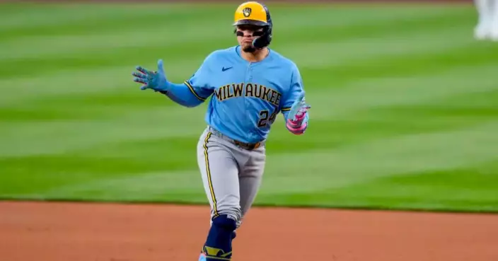 Contreras gets 4 hits again and Brewers’ combined no-hit bid spoiled in 6-1 win over Nationals