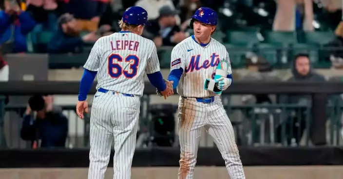 A.J. Ewing provides a boost in his MLB debut, leading the Mets to a 10-2 win over the Tigers