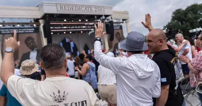 Thousands flocked to the National Mall in Washington for an America-themed prayer rally
