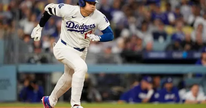 Ohtani dazzles with a hitless first inning, then crushes a leadoff homer for the Dodgers