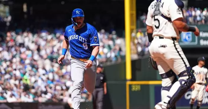 Royals hold Mariners to 4 hits for a 4-1 win and 3-game series sweep