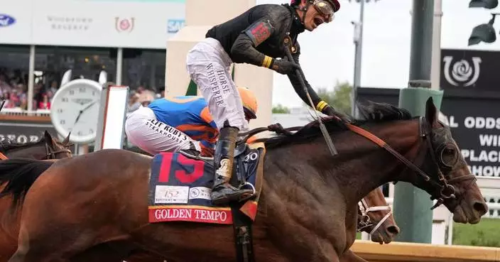 Kentucky Derby winner Golden Tempo is not running in the Preakness