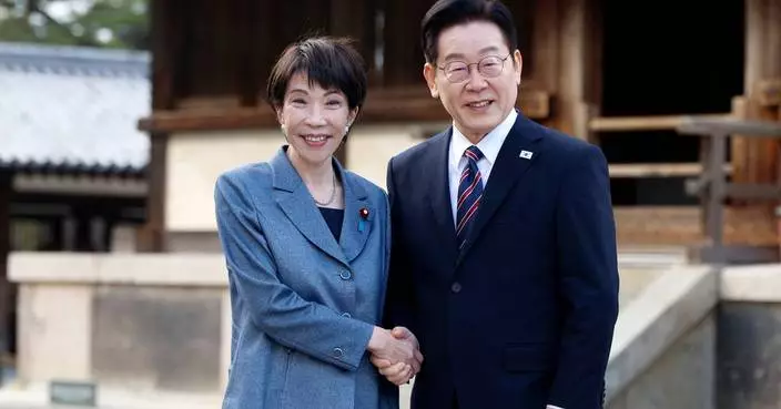 Japanese prime minister travels to meet South Korea president for second leg of hometown summits