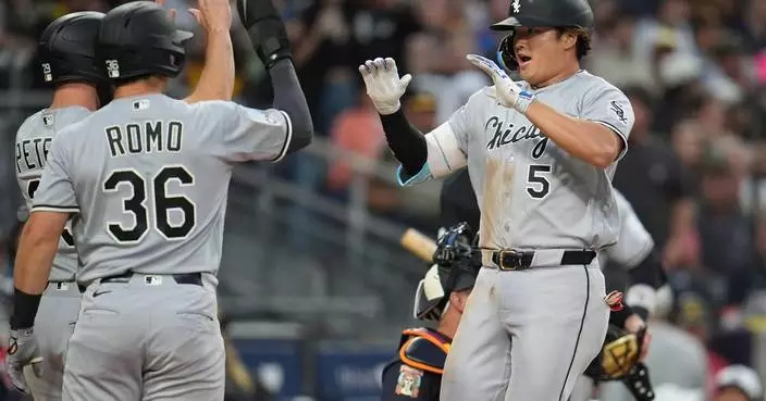 Murakami hits majors-leading 13th homer, White Sox beat Padres 8-2 for 4th straight win