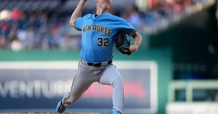 Brewers’ combined no-hit bid spoiled by Washington’s Lile double in 7th inning